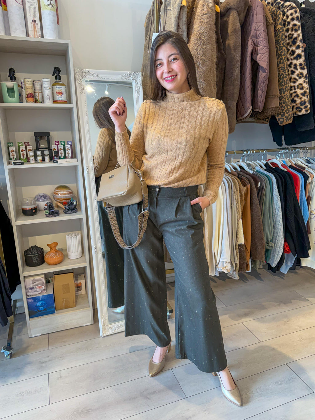 Pantalón italiano palazzo