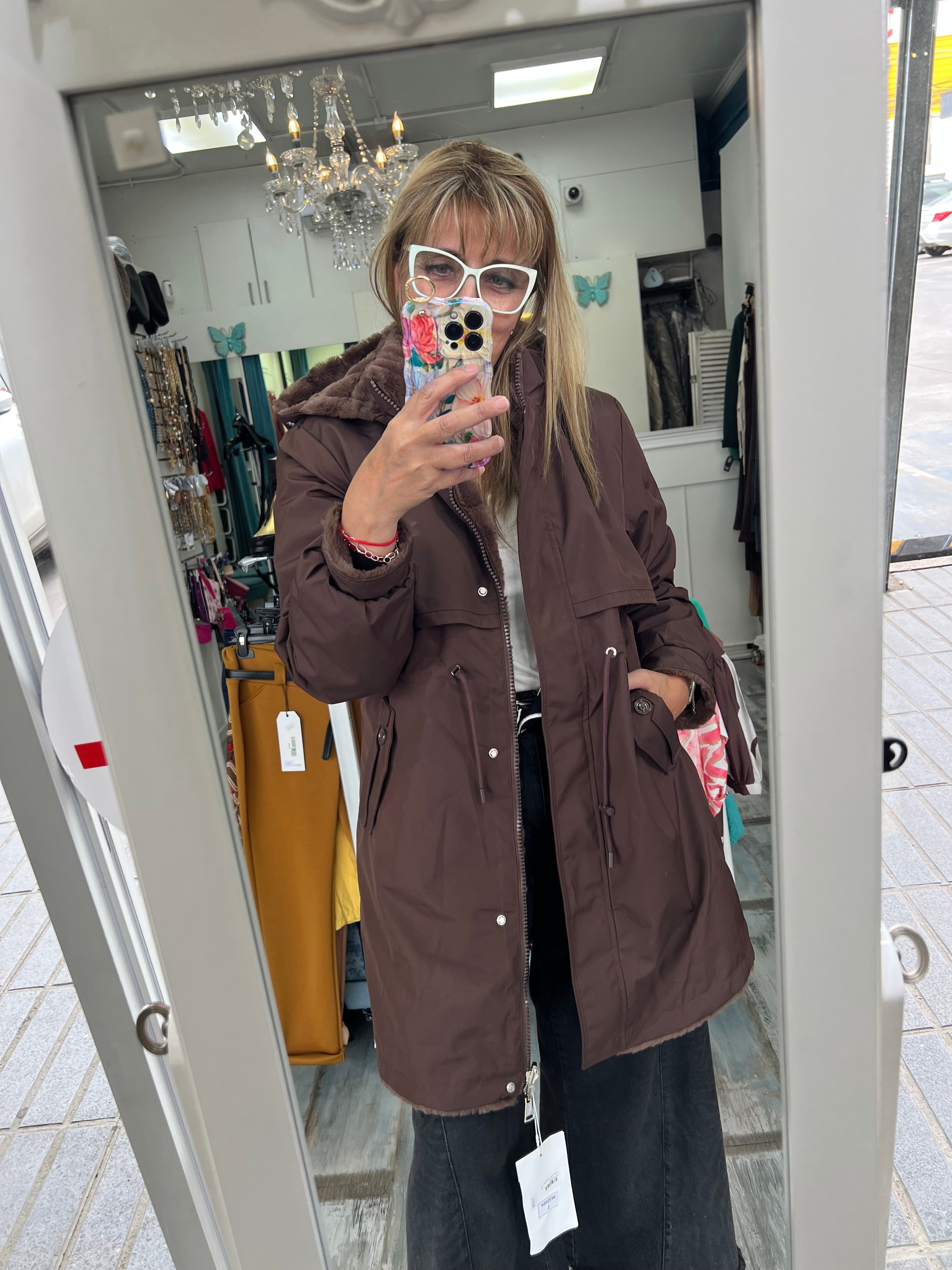 Parka Abrigo reversible